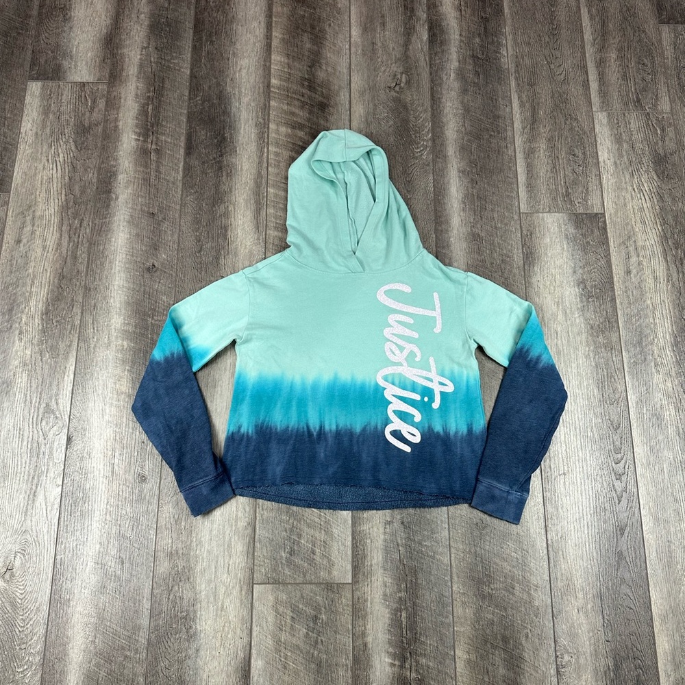 Justice Girls Teal‎ Ombre Hoodie